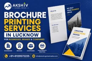 Brochure Printing Services in Lucknow for Businesses, Brands & Companies